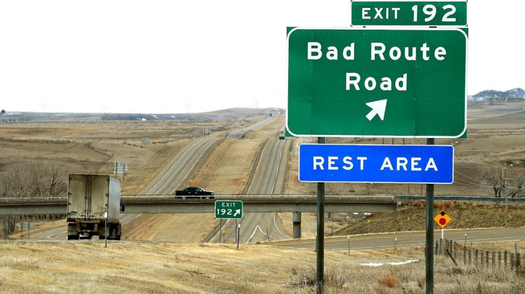 Bad Route Road, Montana, USA