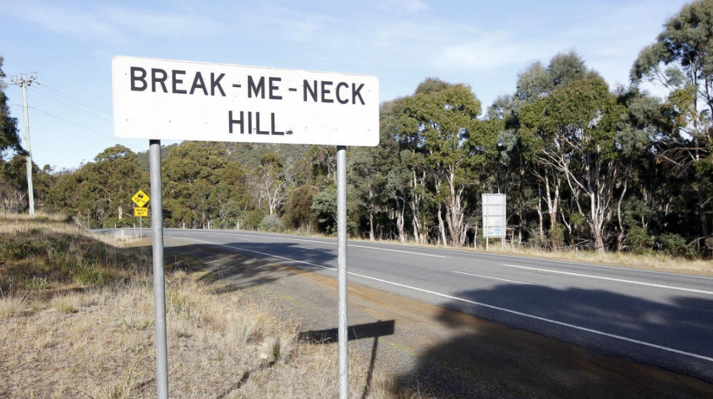 Break-Me-Neck Hill, Tasmania, Australia